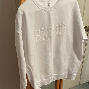 White Bride Sweatshirt